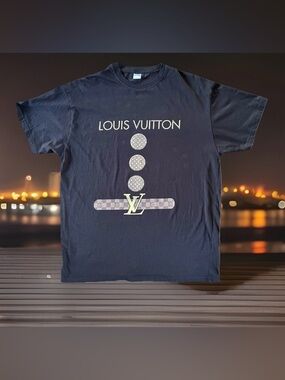 42 Cotton Brand tee size L with the LV logo.  High quality cotton. NWOT.